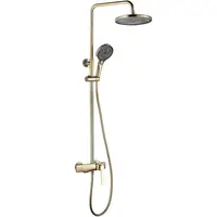 Sprchový set s termostatem Rea Tom kartáčované zlato