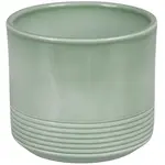 Obal na pokojové rostliny Rille 992 zelený lesklý 14 cm