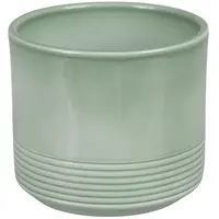 Obal na pokojové rostliny Rille 992 zelený lesklý 14 cm