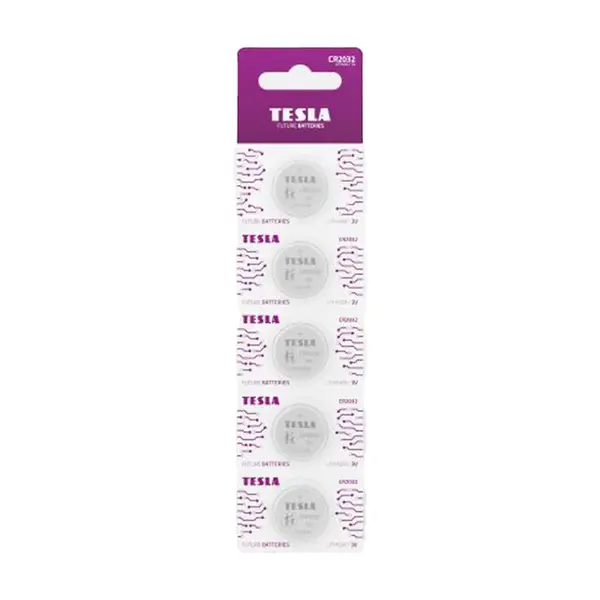 Baterie Tesla CR 2032 5 ks