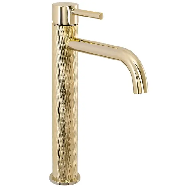 Baterie umyvadlová vysoká REA LUNGO ART zlatá