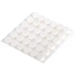 Nárazníky samolepiace biele 10 mm 36 ks