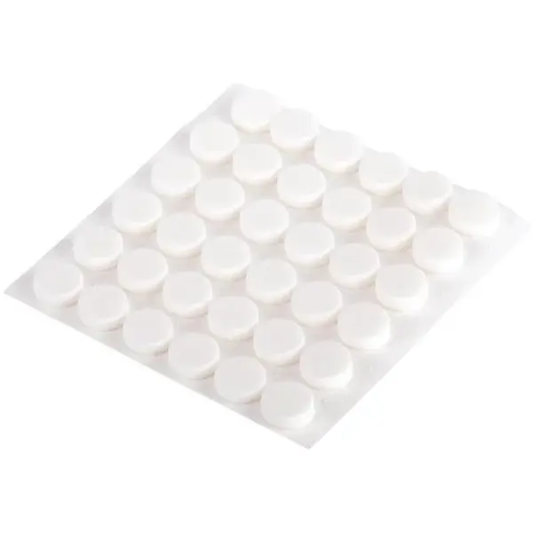 Nárazníky samolepiace biele 10 mm 36 ks