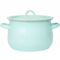Hrnec hlaveň hladký tyrkysový 5l
