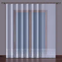 Žakarová záclona 347960 biela 160. Tovar na mieru