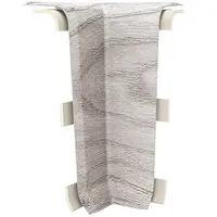 Rohová vnútorná spojka Esquero Duo 656 Jilm sivá 2 ks