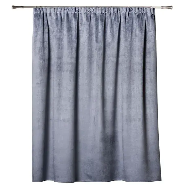 Záves na páske Blocks 135x245 sivá