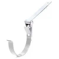 Žlabový hák nastavitelný 125 mm Bryza bílá