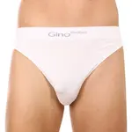 Gino Pánské slipy bambusové bílé (50003) L