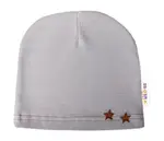 Baby Nellys Žebrovaná čepice Hvězdičky - šedá vel.  92/98