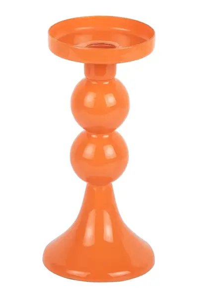 Dekorativní svícen Present Time Funky M/19,5 cm oranžová barva