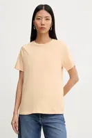 Bavlněné tričko Marc O'Polo dámské, oranžová barva, 5000009290