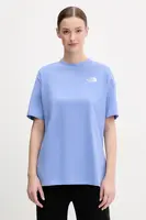Bavlněné tričko The North Face Essential fialová barva, NF0A87NQ0YI1