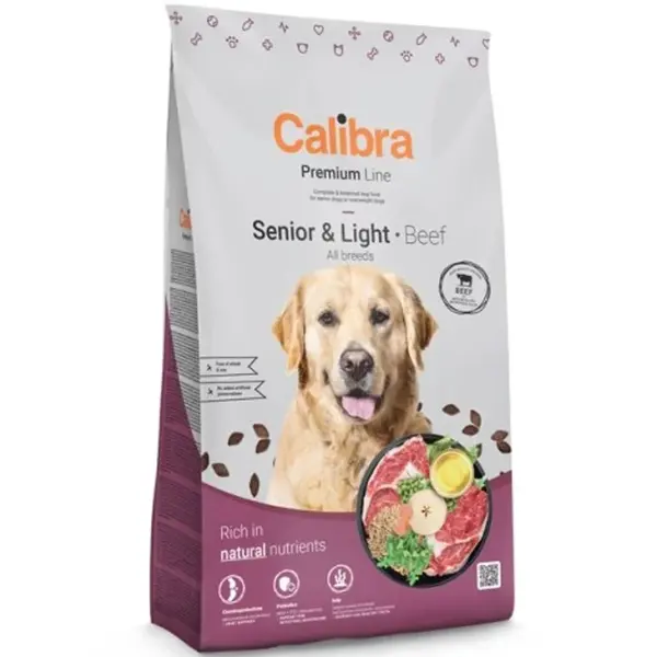 Calibra Dog Premium Line Senior & Light Beef 12 kg | Granule pro psy