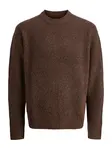 JACK & JONES Sveter 'JORYORK OLLIE'  hrdzavo červená