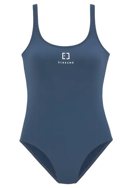 Elbsand Jednodielne plavky  námornícka modrá / čierna / biela