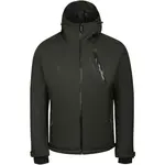 ALPINE PRO KEWER Pánska lyžiarska bunda, khaki, veľkosť