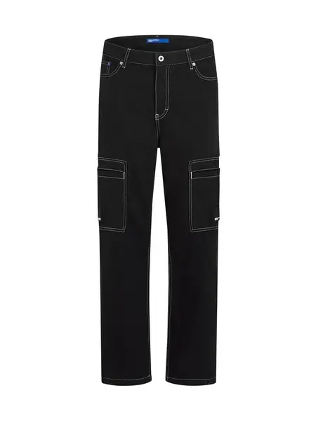 KARL LAGERFELD JEANS Rifľové kapsáče  čierna