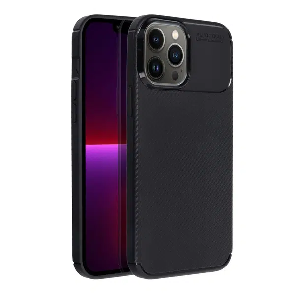 Zadní kryt Case CARBON PREMIUM pro Apple iPhone 13 Pro Max, černá