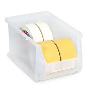 20 x Průhledné zásobníky pro velké zatížení 160x137x82mm