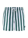 Shiwi Plavecké šortky  tmavozelená / biela
