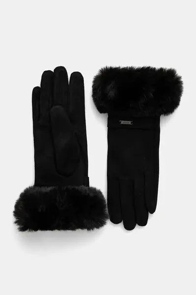 Rukavice Morgan 5GFUR1 dámské, černá barva, 5GFUR1