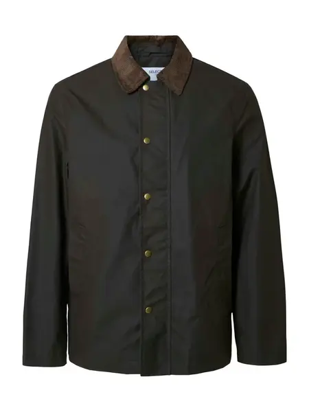 SELECTED Prechodná bunda 'SLHWALTER'  tmavohnedá