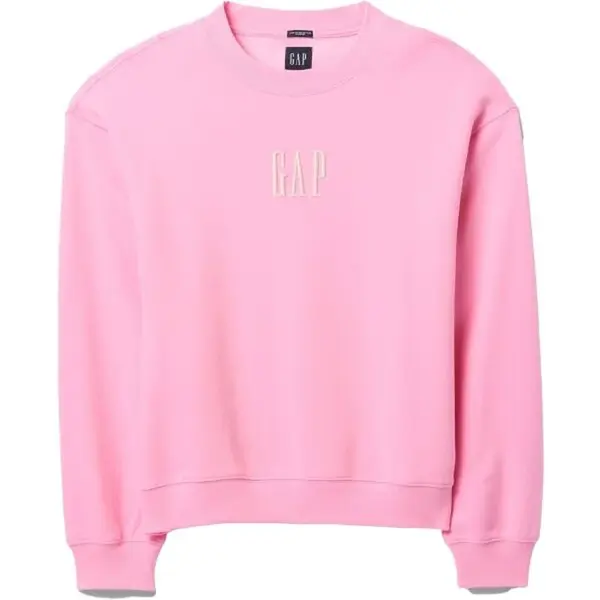 GAP CORP LOGO CREW Pánská mikina, růžová, velikost