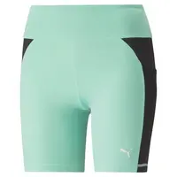 Puma FIT 5 TIGHT SHORT Dámske športové kraťasy, svetlo zelená, veľkosť
