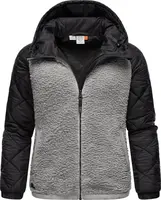 Ragwear Funkčná flisová bunda 'Leeloo'  sivá / čierna