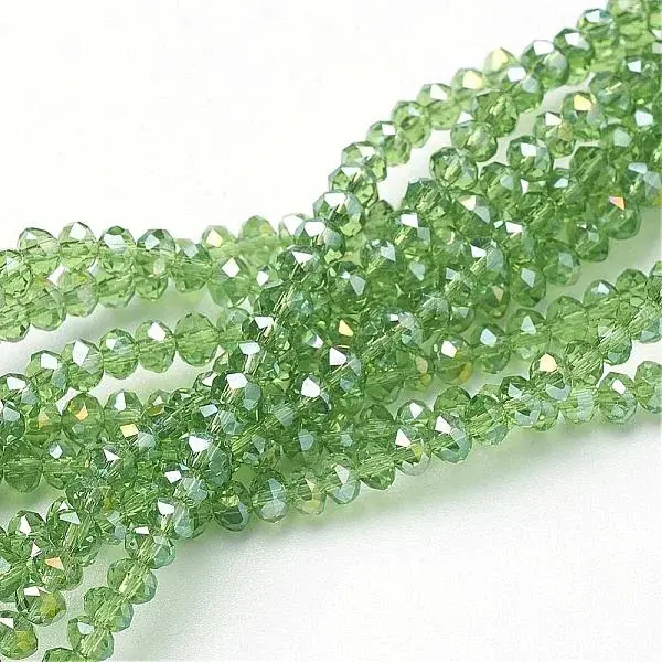 Electroplate Glass Beads Strands