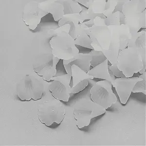 Transparent Acrylic Bead Caps