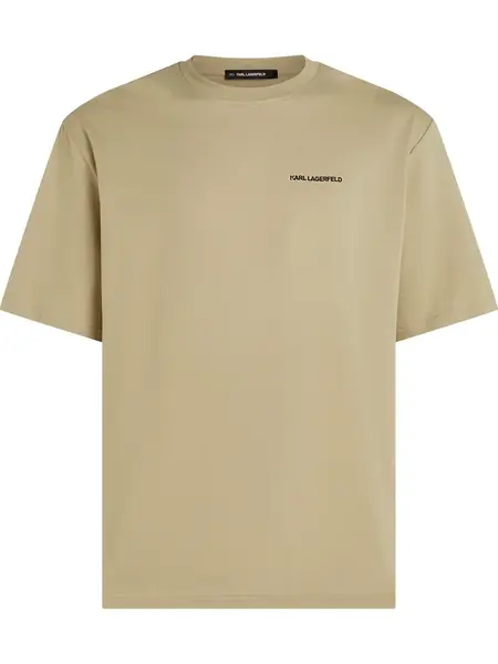 Karl Lagerfeld Tričko 'RUE ST-GUILLAUME'  svetlohnedá