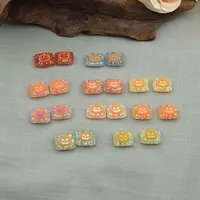 Halloween Frosted Transparent Resin Beads