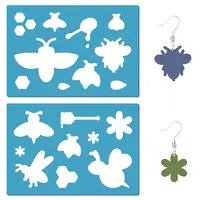 Acrylic Earring Handwork Template