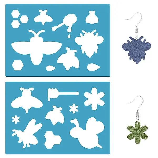 Acrylic Earring Handwork Template