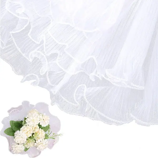 Organza Pleated Gauze Ribbon