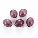 Transparent Handmade Blown Glass Globe Beads