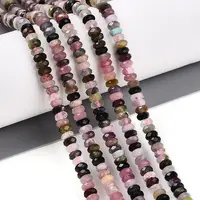 Natural Multicolor Tourmaline Beads Strands