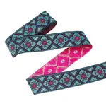 7M Polyester Jacquard Rhombus Ribbon
