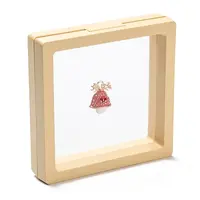 Square Transparent PE Thin Film Suspension Jewelry Display Box