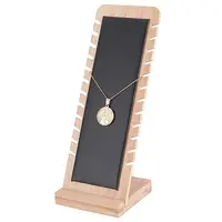 Bamboo Wood Jewelry Collection Necklace Display Stand