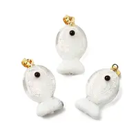 Handmade Dichroic Foil Lampwork Pendants