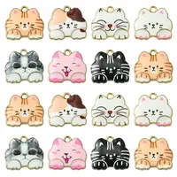 14Pcs 7 Colors Alloy Pendants