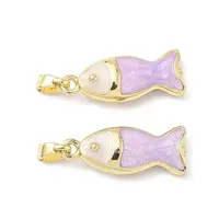 Brass Enamel Pendants