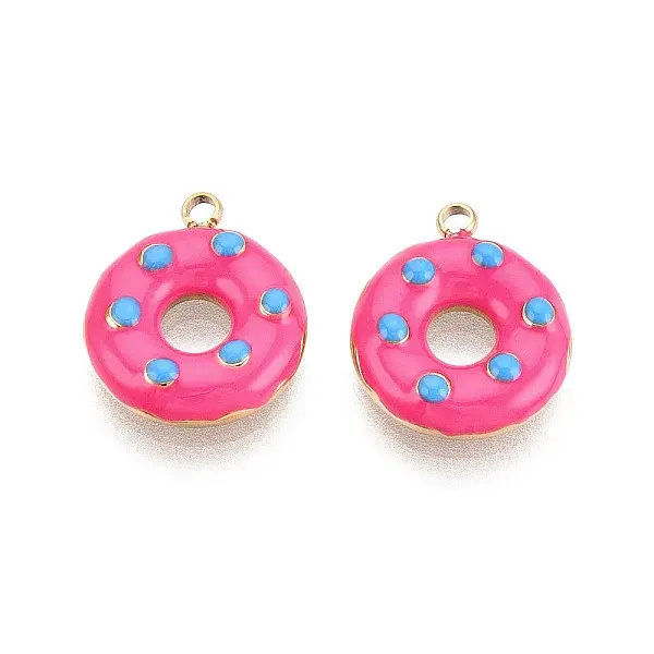 304 Stainless Steel Enamel Pendants