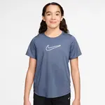 Nike One Fitted Big Kids (Girls) Dri-FIT Short-Sleeve Top M