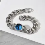 Eye 201/304 Stainless Steel Link Bracelets