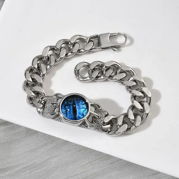 Eye 201/304 Stainless Steel Link Bracelets