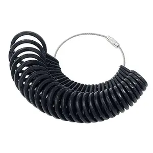 28Pcs US Size Plastic Finger Ring Measuring Tools Set